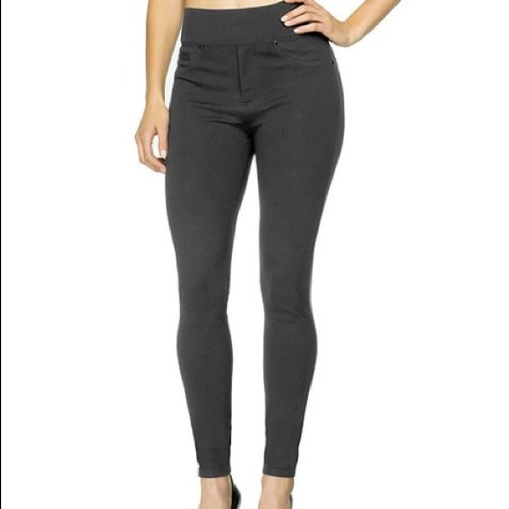 Spanx Signature Super Skinny Ponte, NWT, slate.